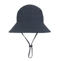 Swim Bucket Sun Hat - Slate on a white background