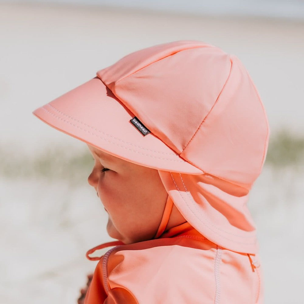 Swim Legionnaire Sun Hat - Peach