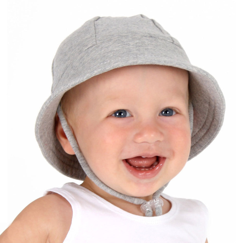 Toddler Bucket Sun Hat - Grey Marle