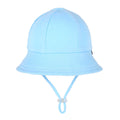 Toddler Bucket Sun Hat - Baby Blue on a white background