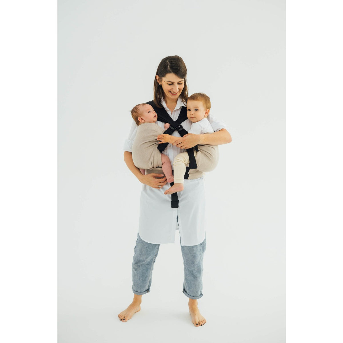 LennyTwin Carrier - Broken Twill - Peanut Butter