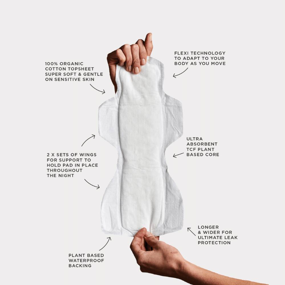 Overnight Pads With Wings - 8pk