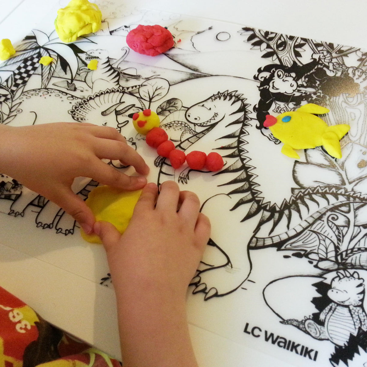 Reusable Colouring Mat - Jurassic Age