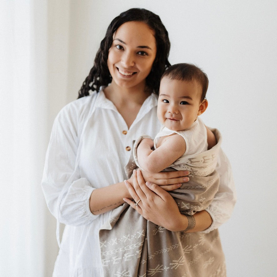 Alofa Pepe Blanket - Pebble
