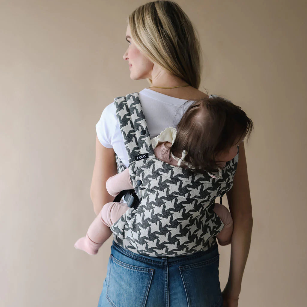 Auri Baby Carrier - Grey Houndstooth