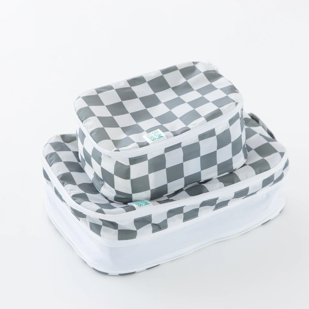 Packing Cube 2pk - Charcoal Check