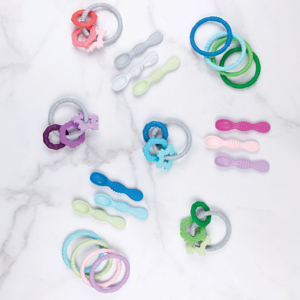 Silicone Spoons 3pk - Gumdrop - Blue