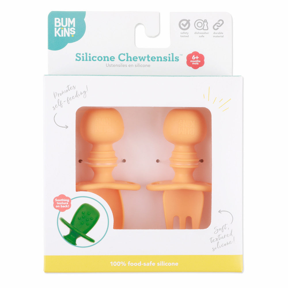 Silicone Chewtensils - Tangerine