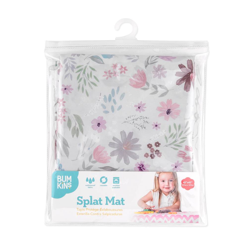Waterproof Splat Mat - Floral