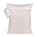 Bumkins wet bag with a beige design on a white background
