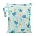 Bumkins wet bag with a ocean design on a white background
