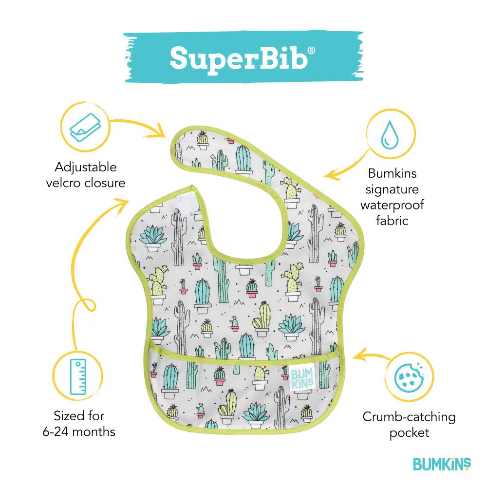 Waterproof SuperBib 3pk - Unicorn/Rainbow