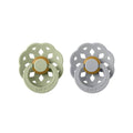 green and grey bohemian latex pacifier