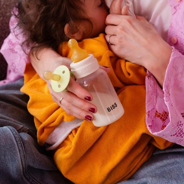 PP Baby Bottle Complete Set - Latex - Blush