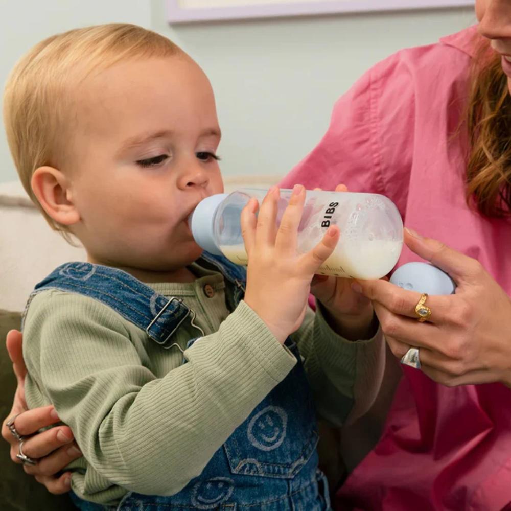 PP Baby Bottle Complete Set - Silicone Dummy - Ivory