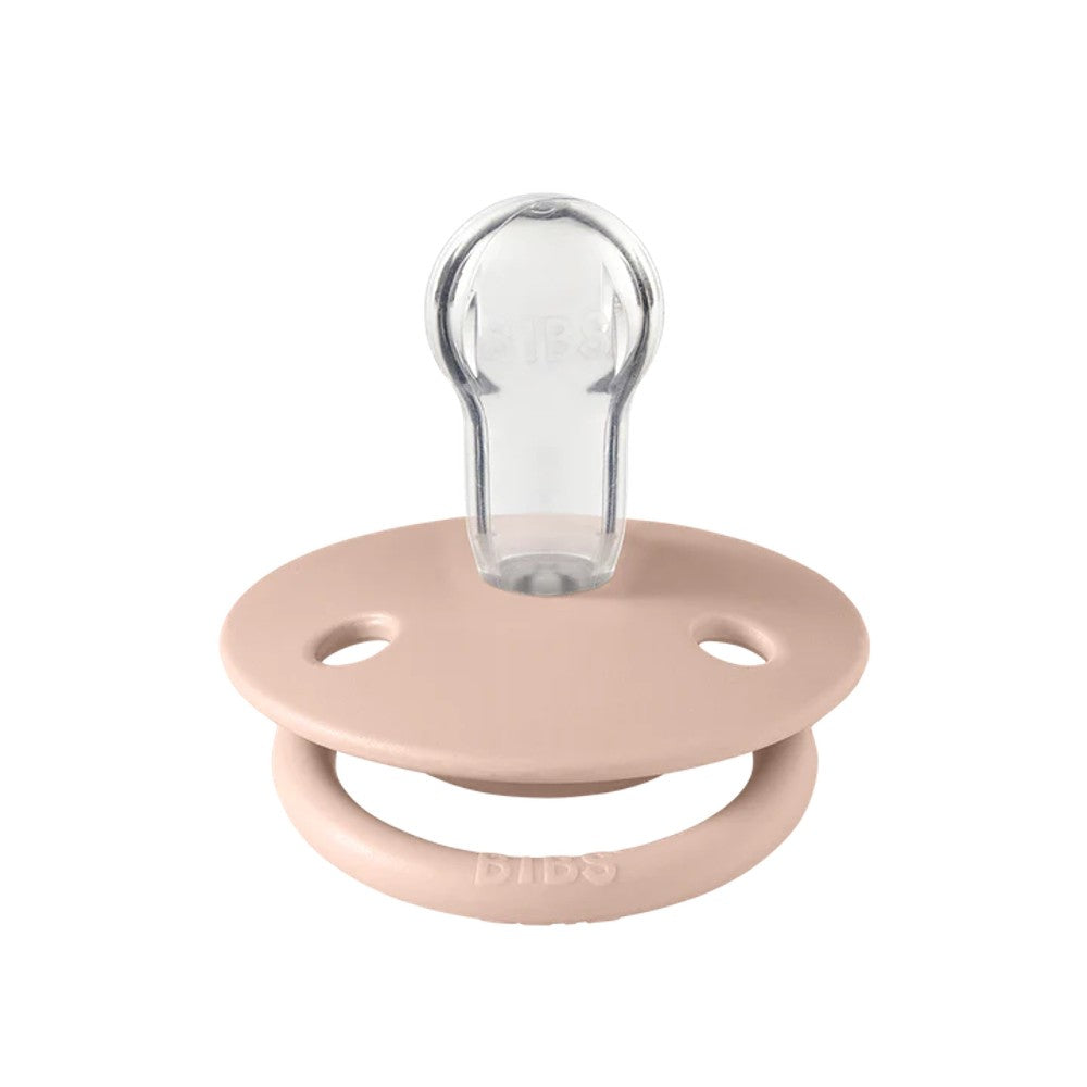 De Lux Silicone Dummy 2pk - Ivory/Blush