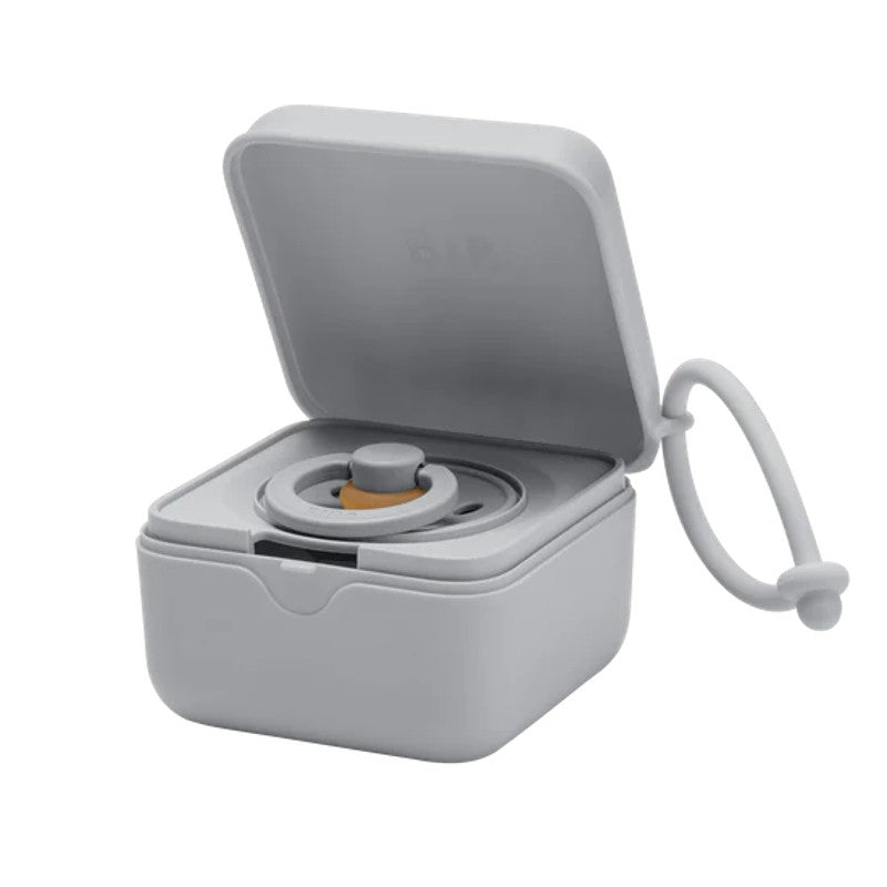Gray hard pacifier box