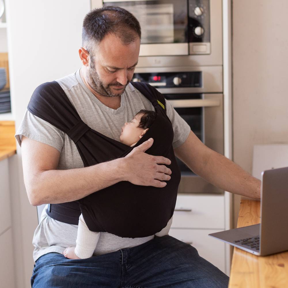 Bliss Baby Wrap Carrier - Black