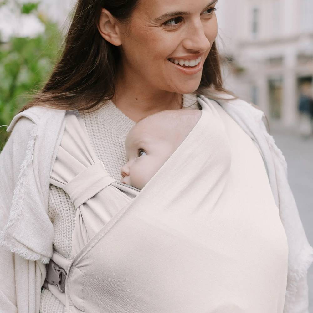 Bliss Baby Wrap Carrier - Organic Stone