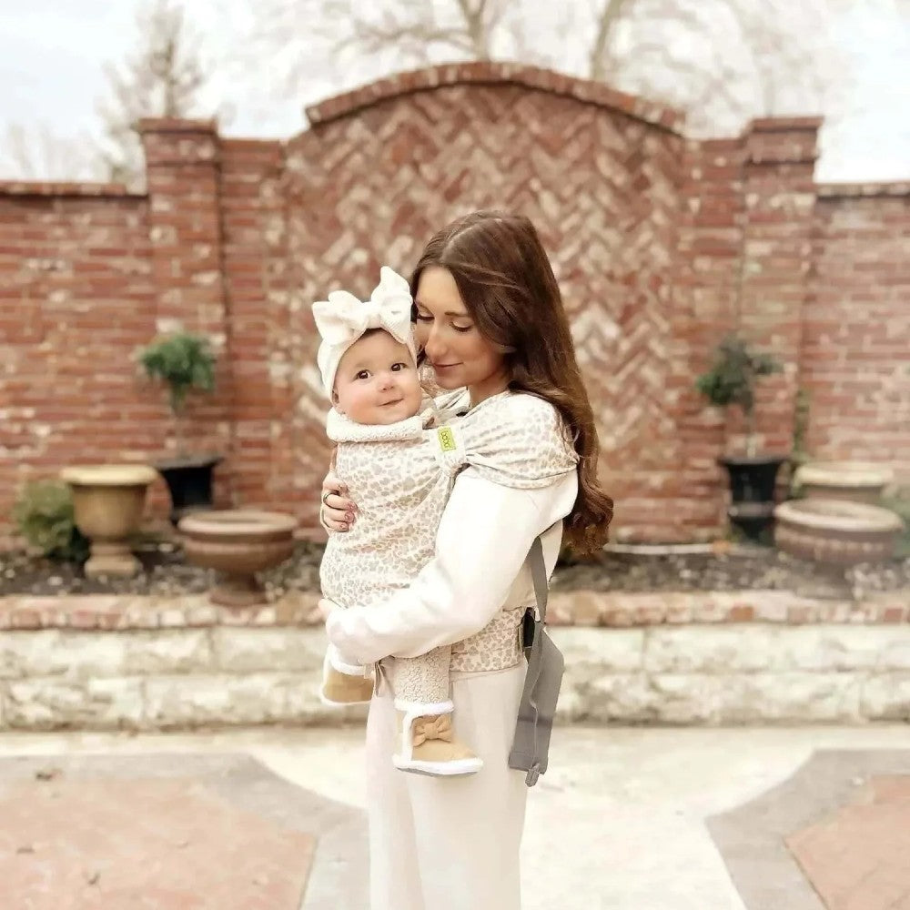 Bliss Baby Wrap Carrier - Sand Leopard