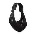 Black Boba Buddy toddler sling carrier with Boba label on a white background