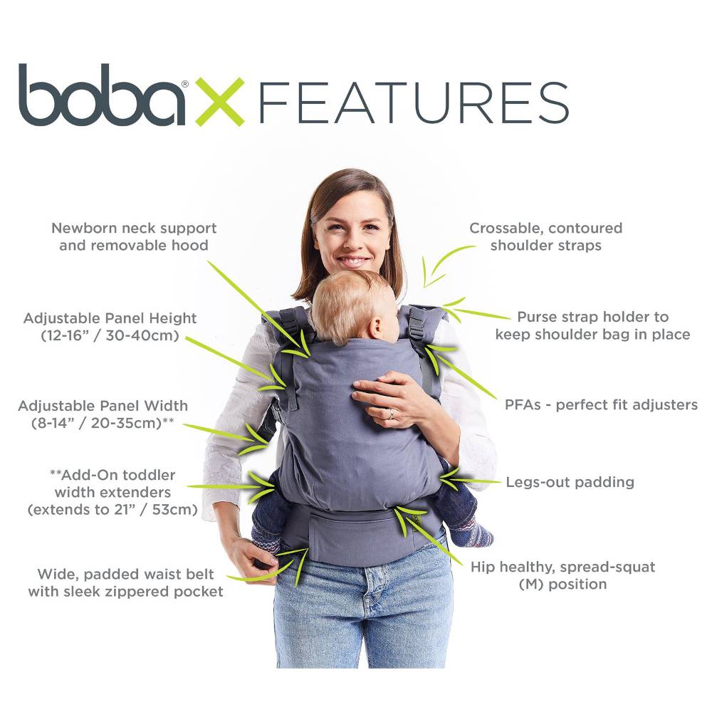 Boba X Adjustable Carrier - Grey