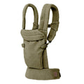 Olive green Boba Auri Teddy baby carrier on a white background