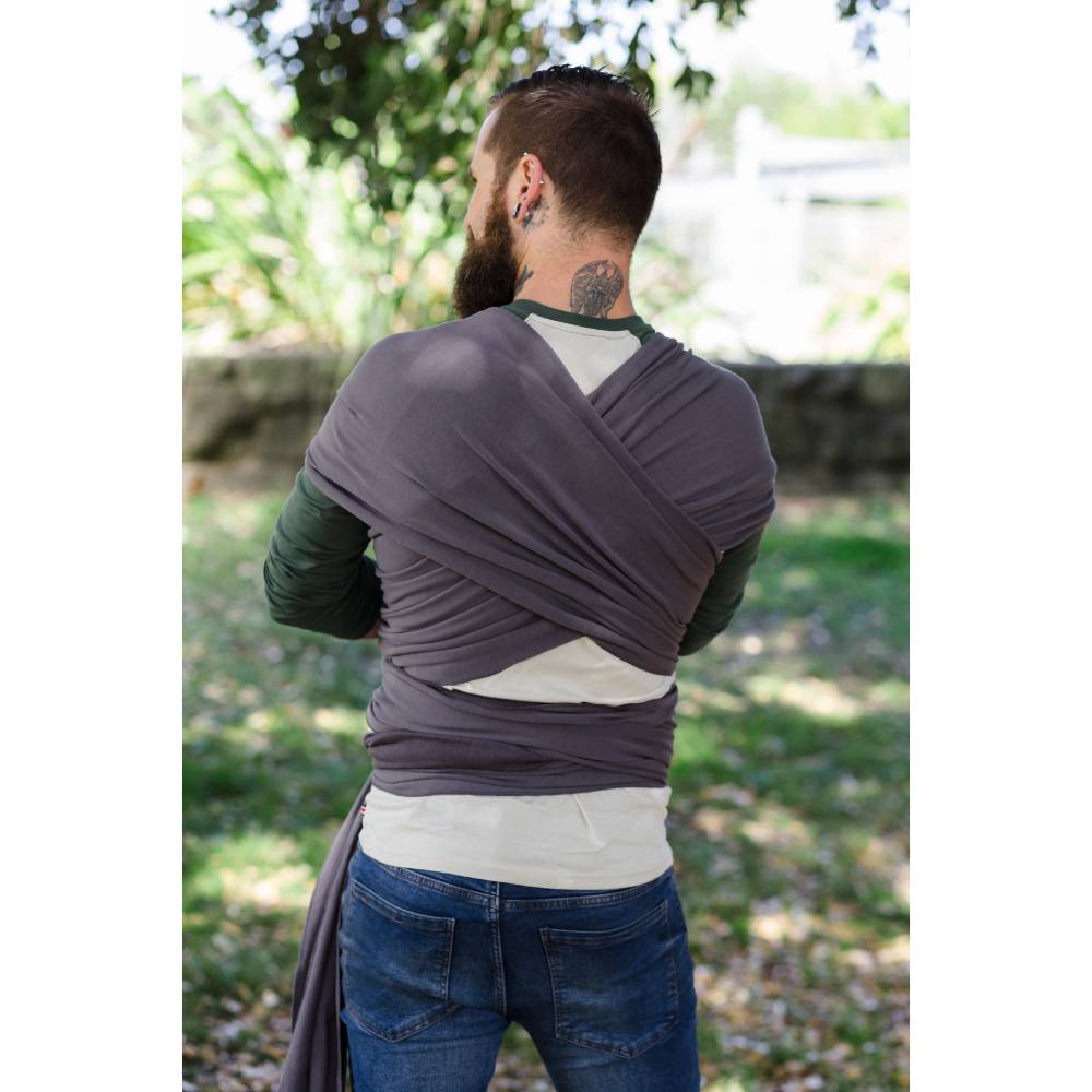 Boba Wrap - Organic Dark Grey