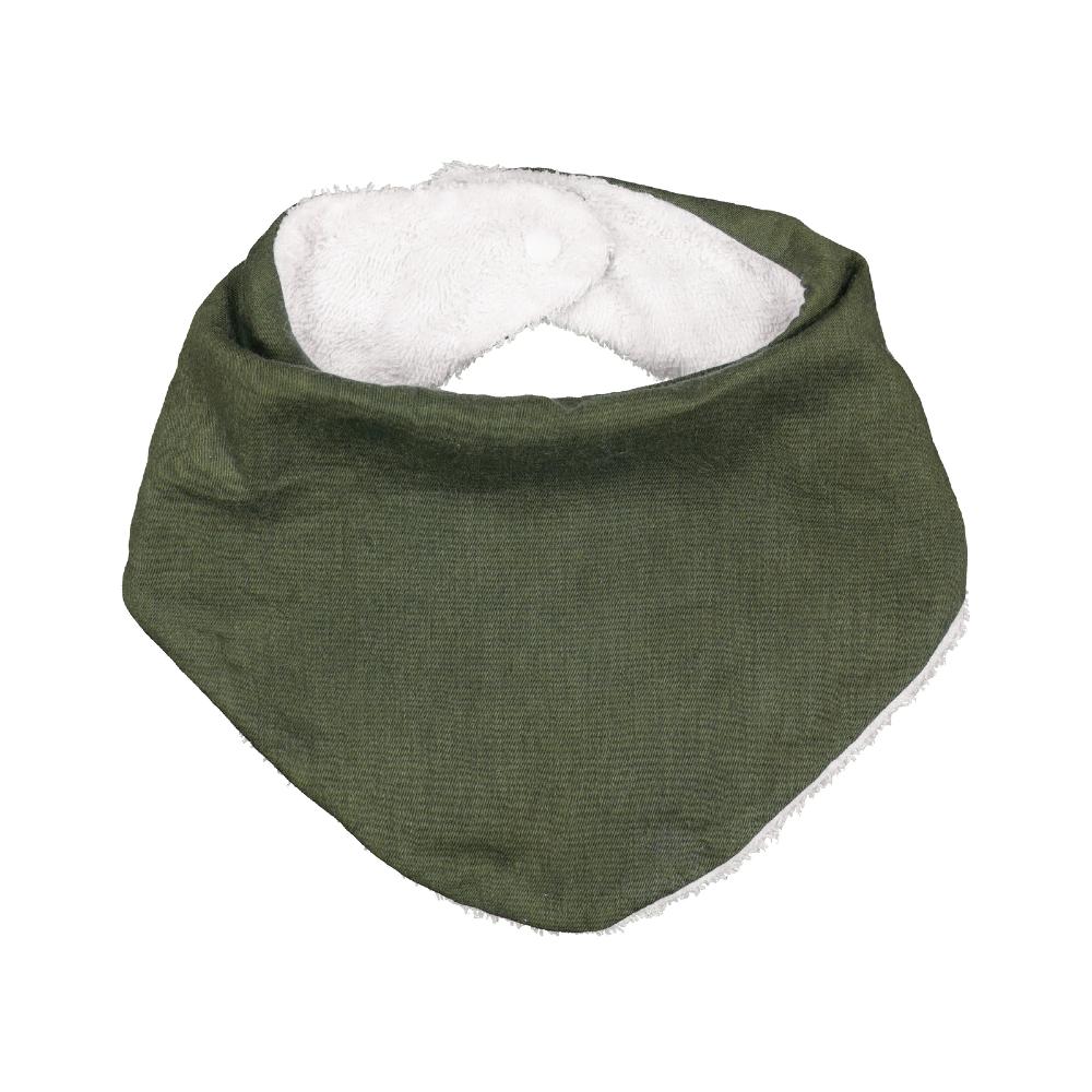 Terry Dribble Bib - Olive