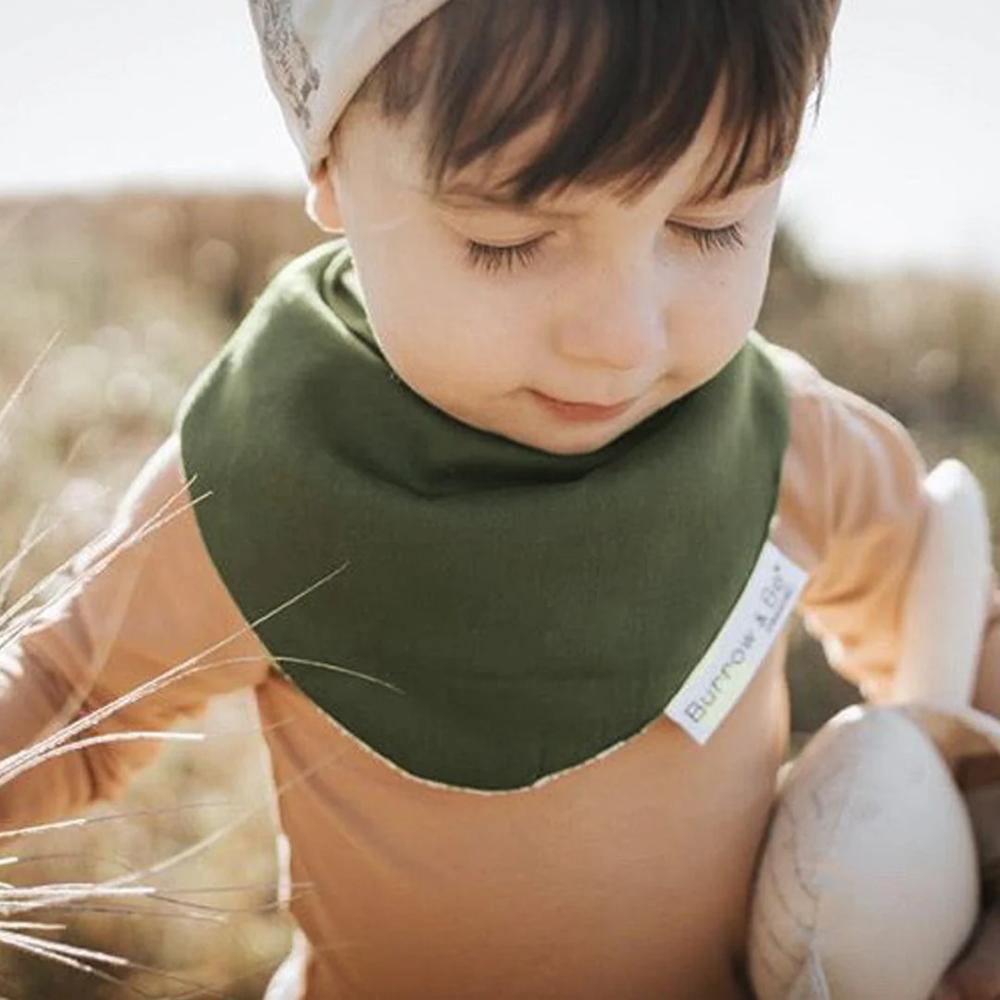 Terry Dribble Bib - Olive