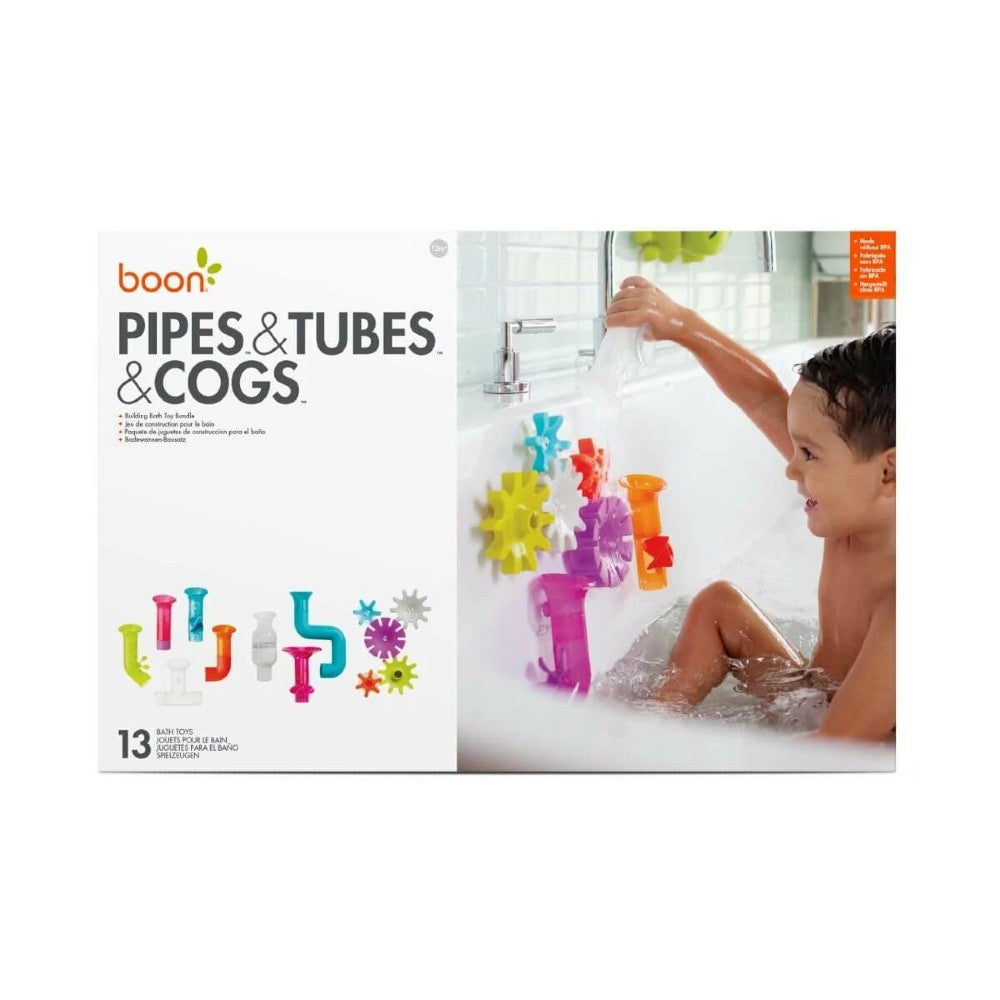 Bath Toy Bundle - Pipes, Tubes & Cogs