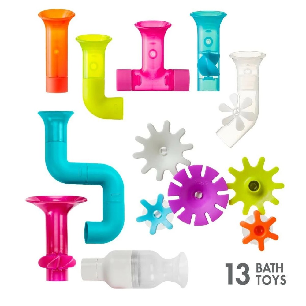 Bath Toy Bundle - Pipes, Tubes & Cogs
