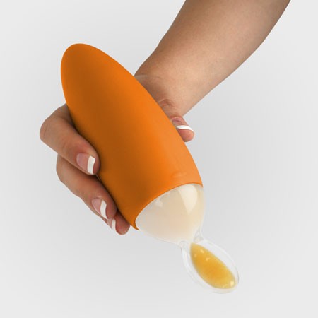 Squirt Feeding Spoon - Orange