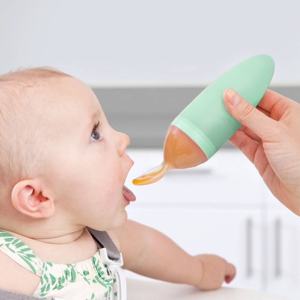 Squirt Feeding Spoon - Mint