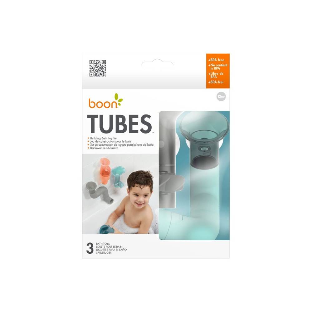 Tubes Bath Toy - Coral/Multi