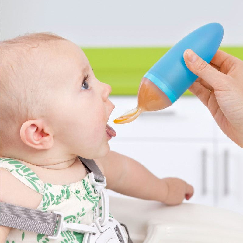 Squirt Feeding Spoon - Blue