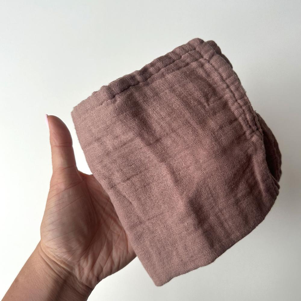 Muslin Face Cloth Set 3pk - Oat