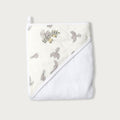 Terry Hooded Baby Towel - Piwakawaka Fantail
