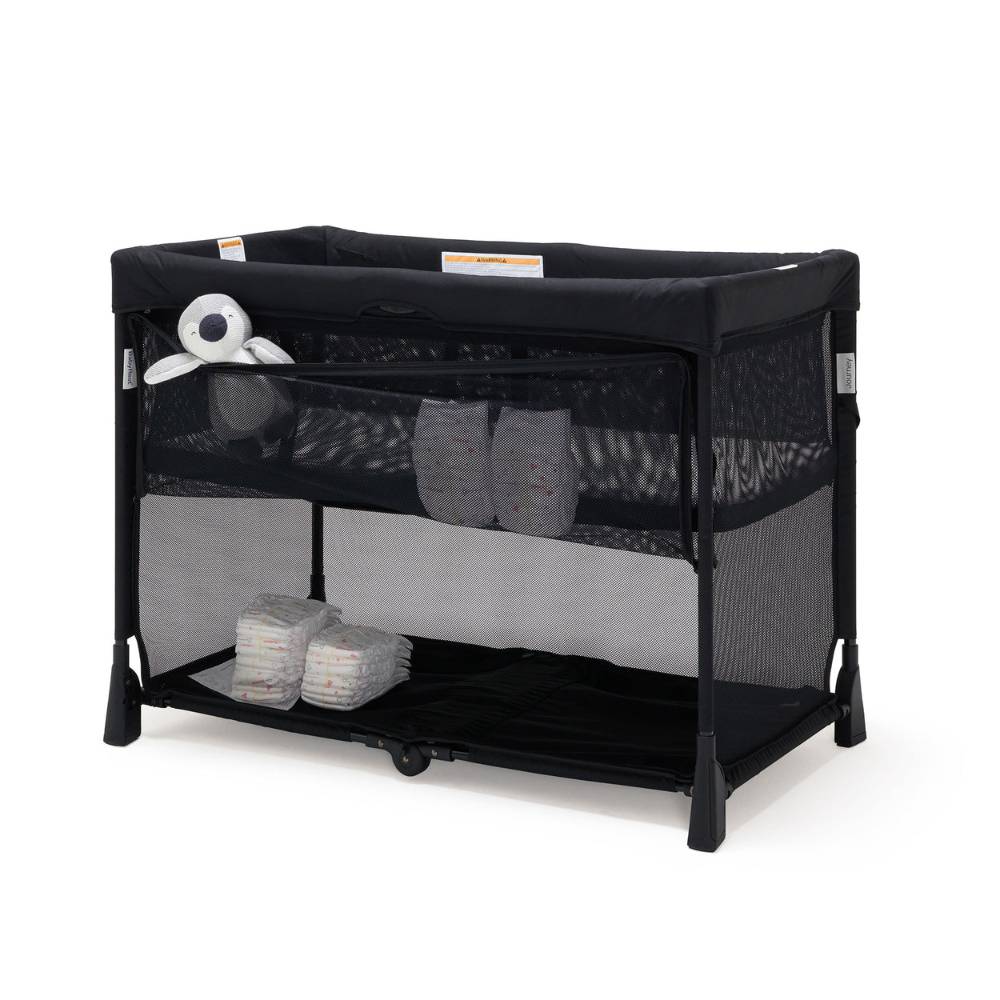Journey 2-in-1 Travel Cot - Black