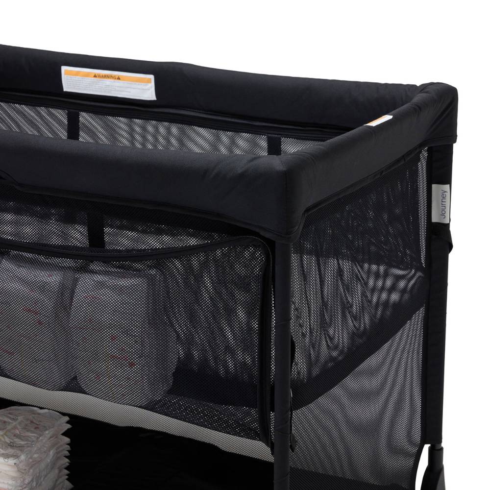 Journey 2-in-1 Travel Cot - Black