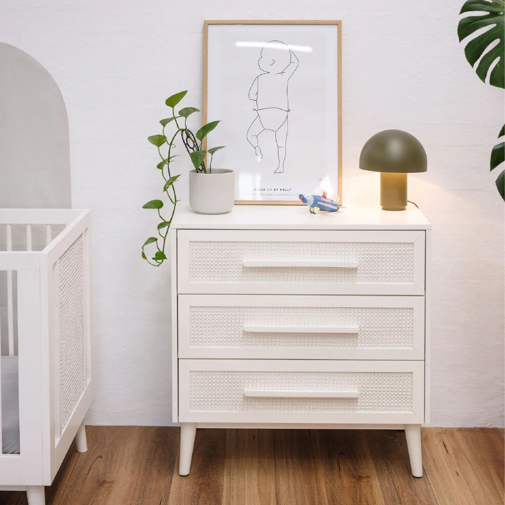 Kaya Chest 3 Drawer - White