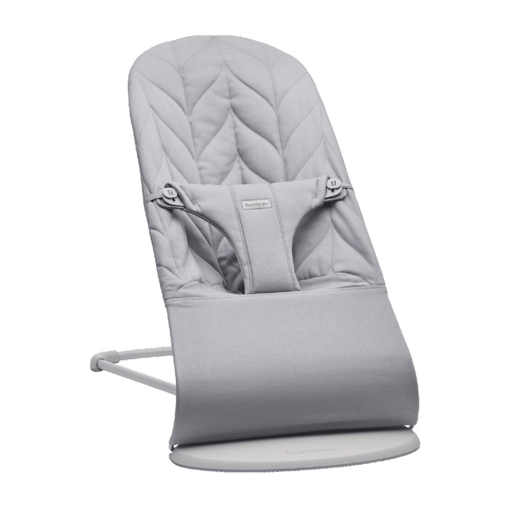 Bouncer Bliss - Woven Petal Quilt - Light Grey