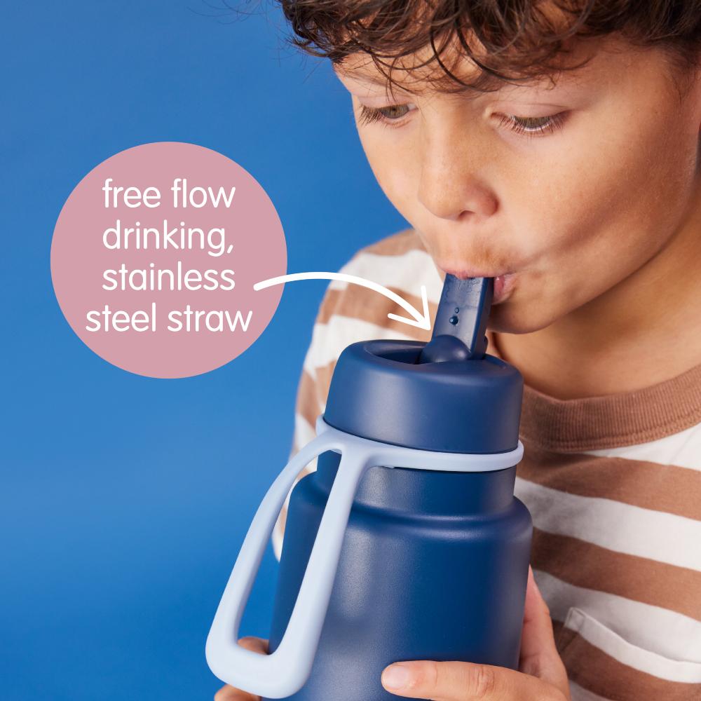 Insulated Flip Top Drink Bottle - Lime Time