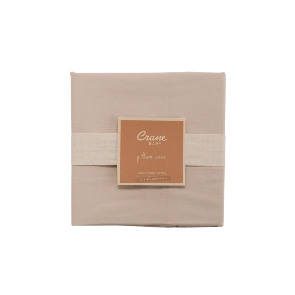 Toddler Pillowcase - Cove Beige on a white background