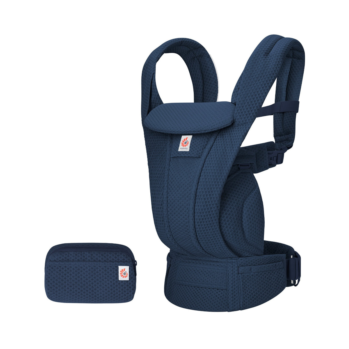 Omni Deluxe All-in-One Baby Carrier - Midnight Blue Mesh