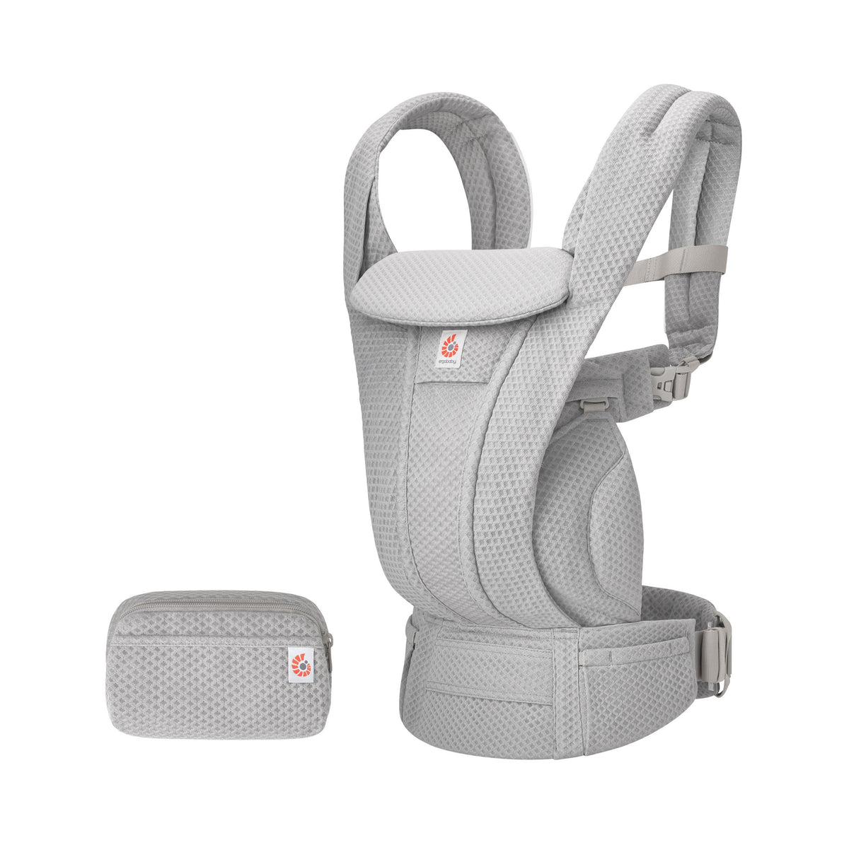 Omni Deluxe All-in-One Baby Carrier - Pearl Grey Mesh