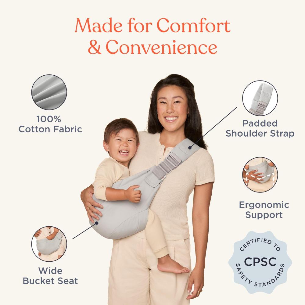 Upsie Sling Carrier - Pearl Grey