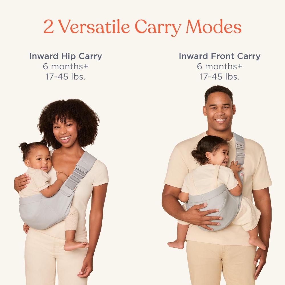 Upsie Sling Carrier - Pearl Grey