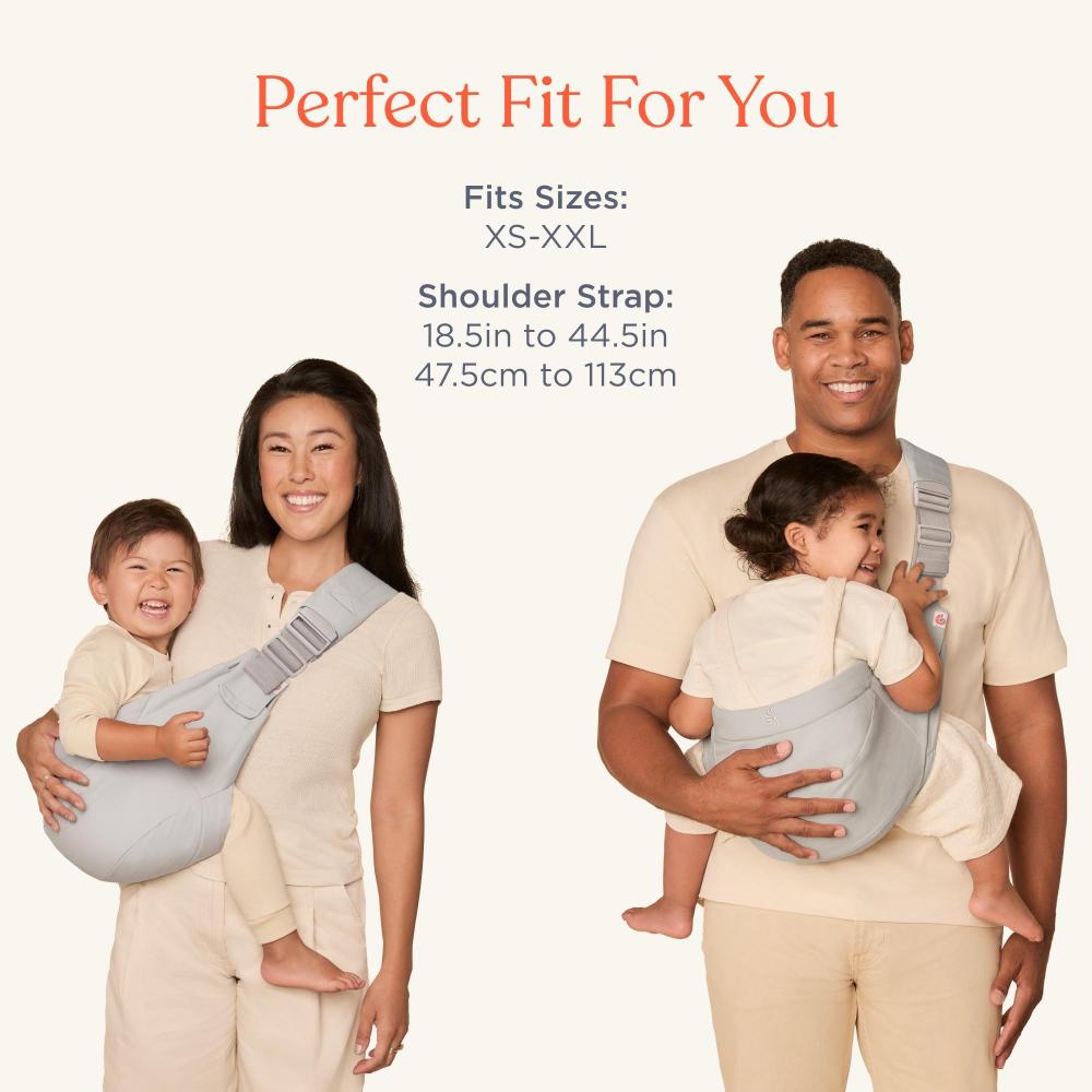 Upsie Sling Carrier - Pearl Grey