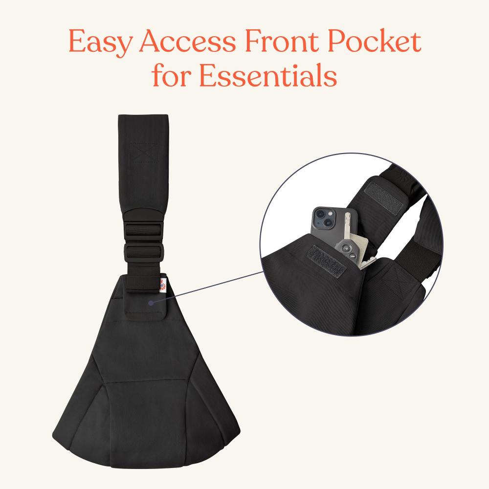 Upsie Sling Carrier - Onyx Black